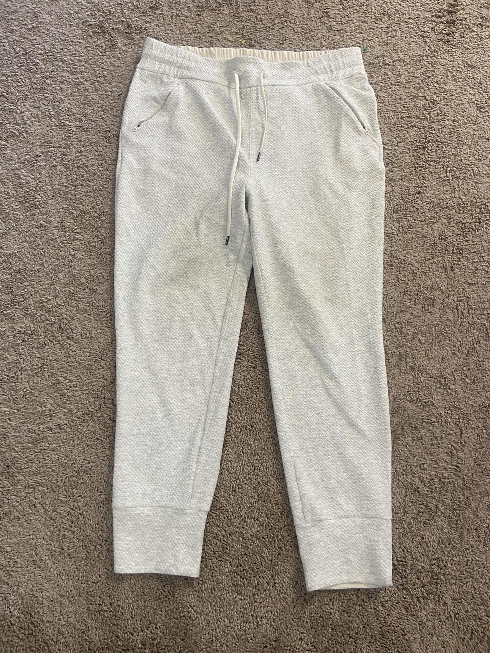 7 Diamonds Pants Mens 30 Gray Restoration Knit Jogger Elastic Waist Zip Pockets